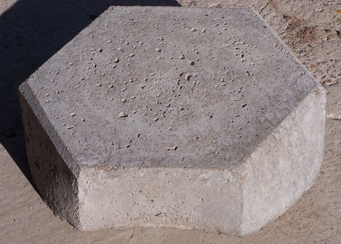 Adoquines exagonales